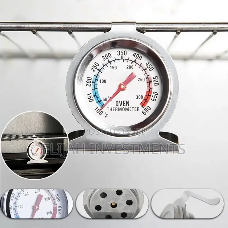 Stainless Steel Wireless Bimetal Oven Thermometer