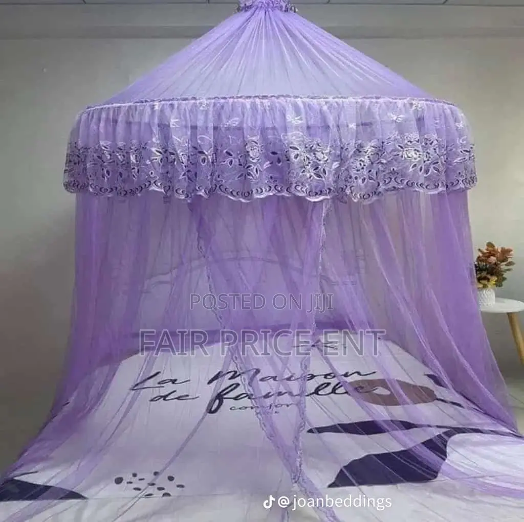 Super Round Mosquito Net.5x6.Purple.( Purple)
