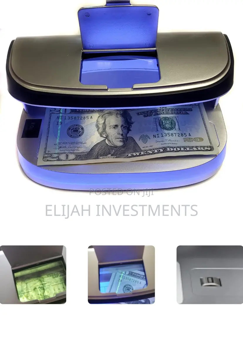 Rechargeable Portable Counterfeit Currency Detector