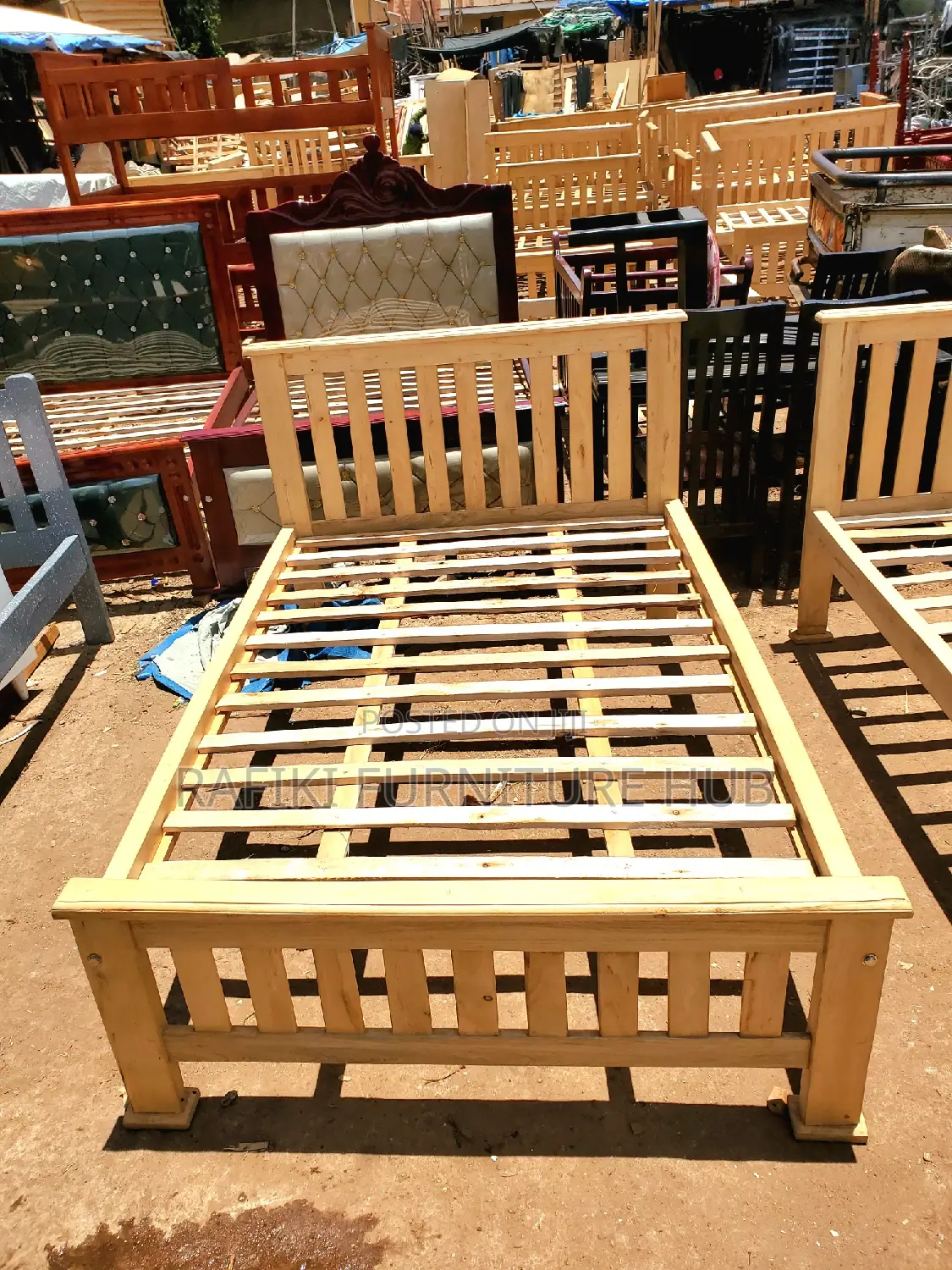 Barcode Bed / 4by6 Bed / Wooden Bed / Good / Best Furniture