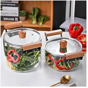 5litre Glass Saucepan With Lid for Cooking Glass Pot