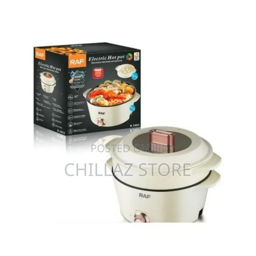 Electric Hot Pot Stew Steamer Saucepan Frying Pan Cooker –