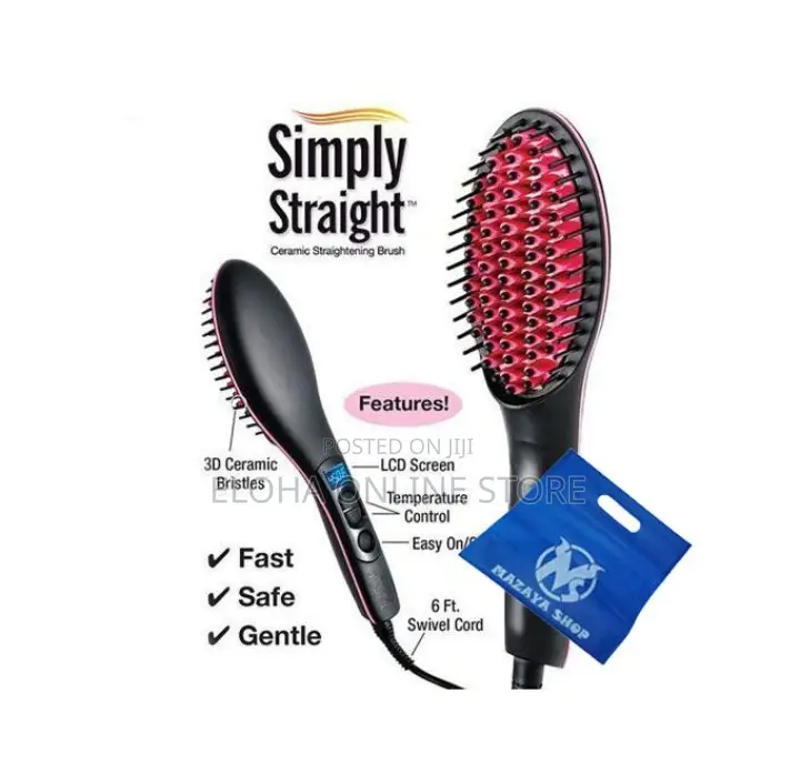 New Hair Straightener Brush/Simply Straight
