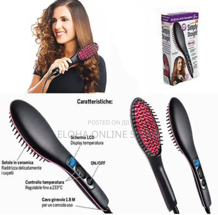New Hair Straightener Brush/Simply Straight