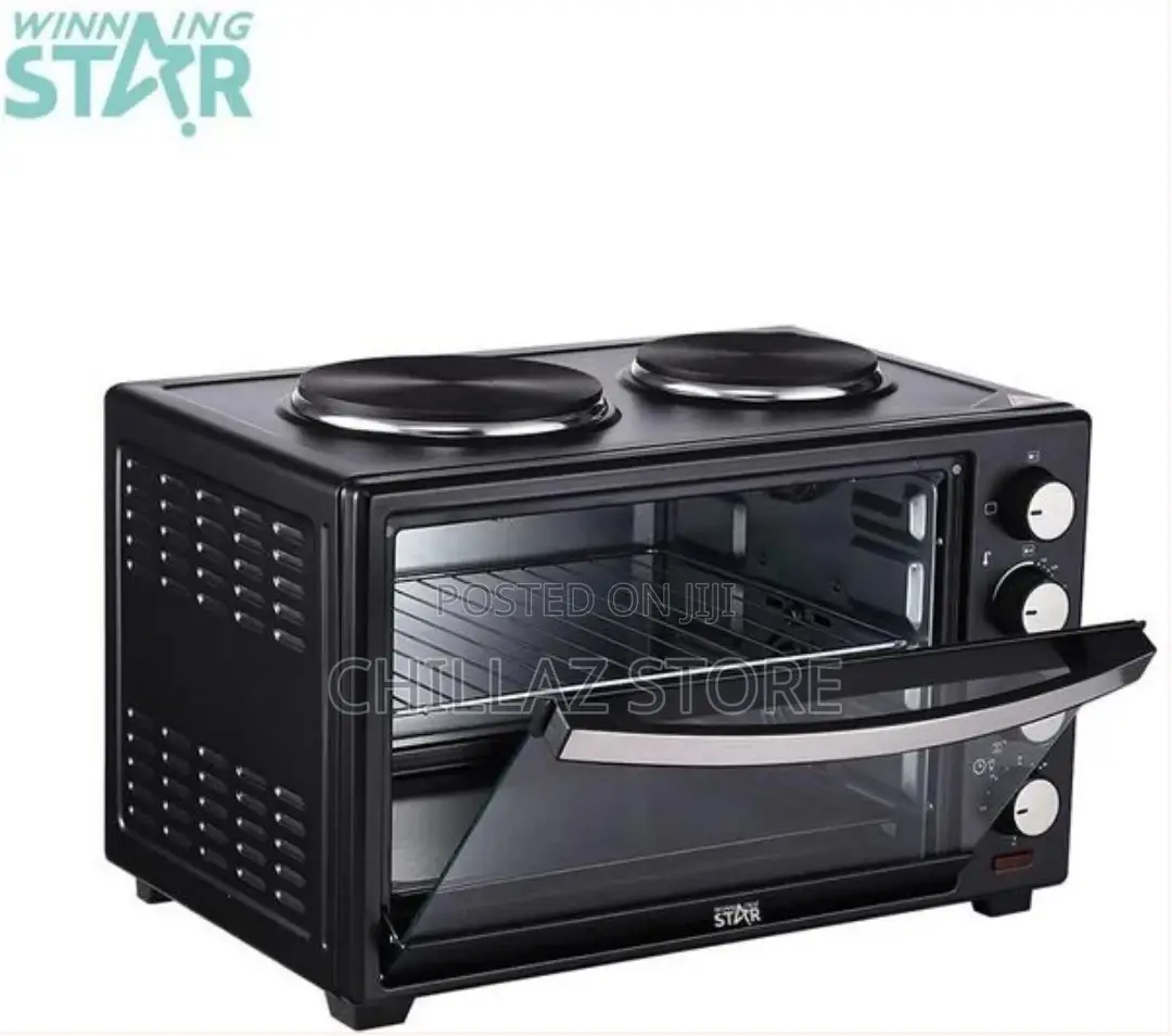 Winningstar 2 IN1 40litres Oven Cooker With 2 Hot Plates