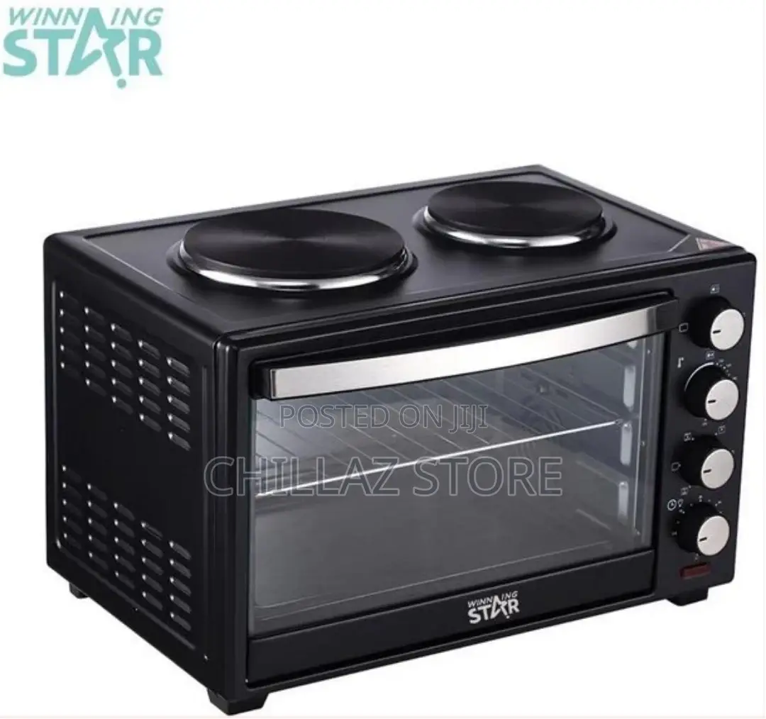 Winningstar 2 IN1 40litres Oven Cooker With 2 Hot Plates