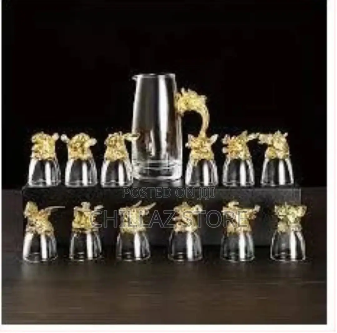 Wine Carafe Twelve Zodiac Signs Tumblers Glasses