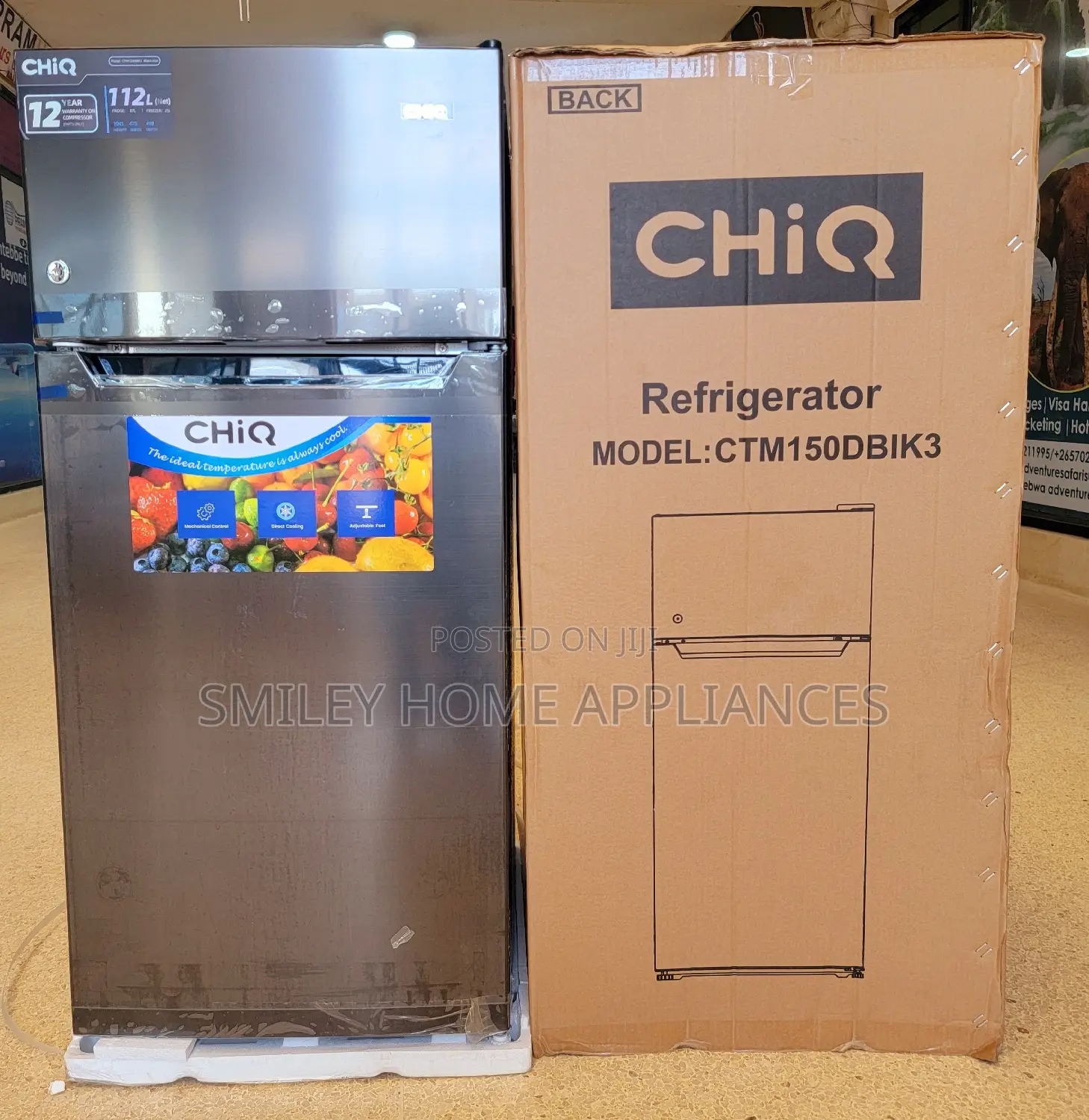 Chiq 150ltrs Double Door