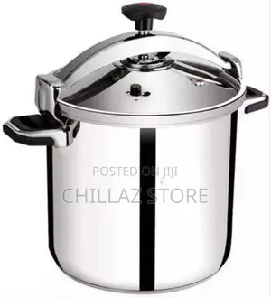 Regina 30L Pressure Cooker Saucepan Cookware Pot – Silver.