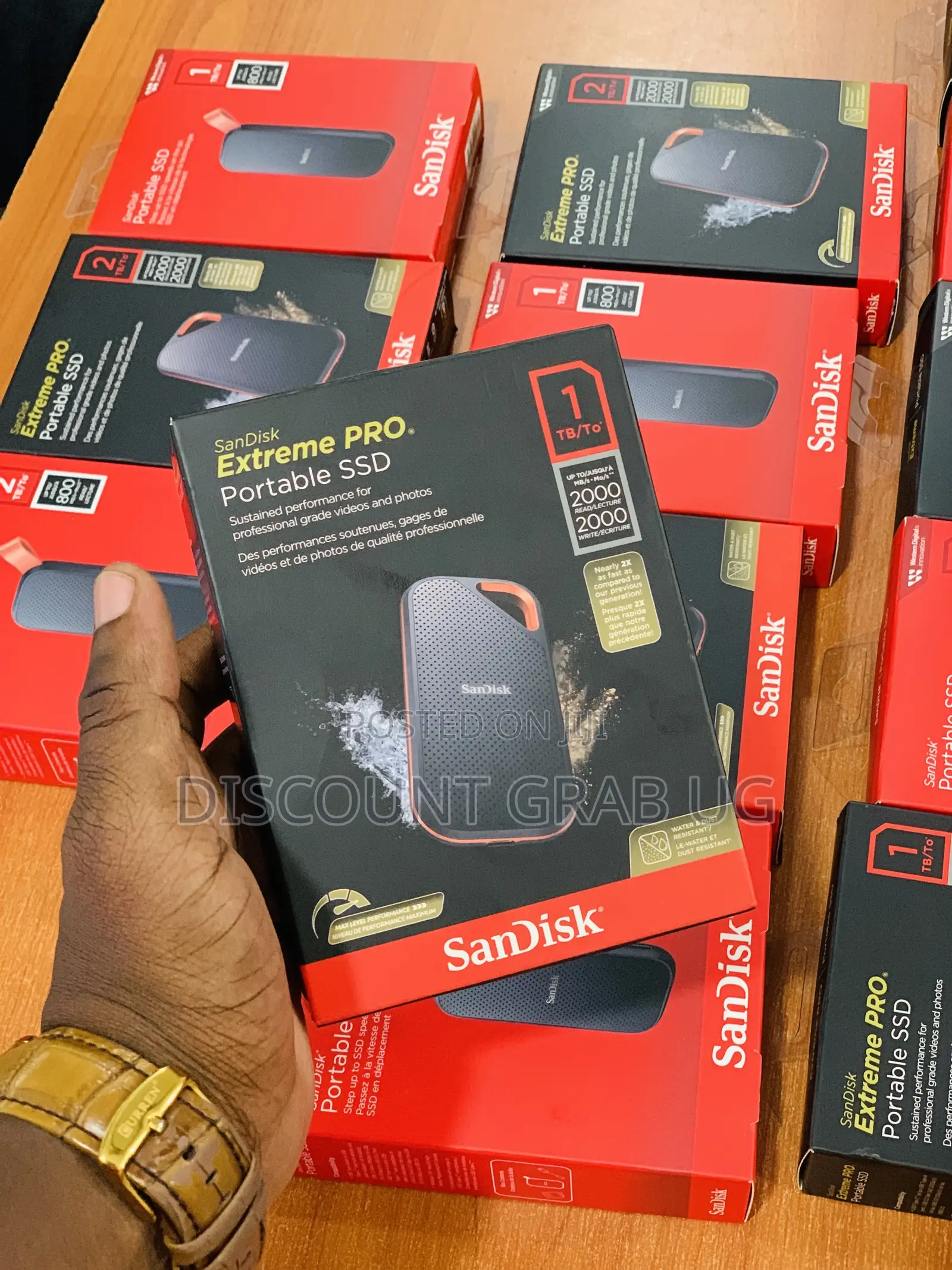 Sandisk Extreme Pro 1tb External Solid State Drive 2000mb/S