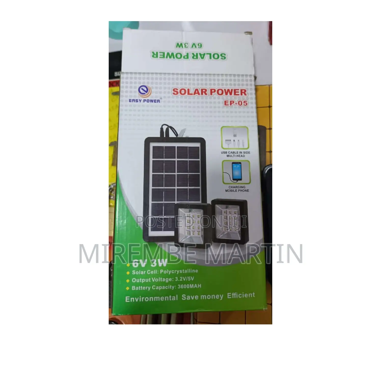 Solar Power 6v-3w.