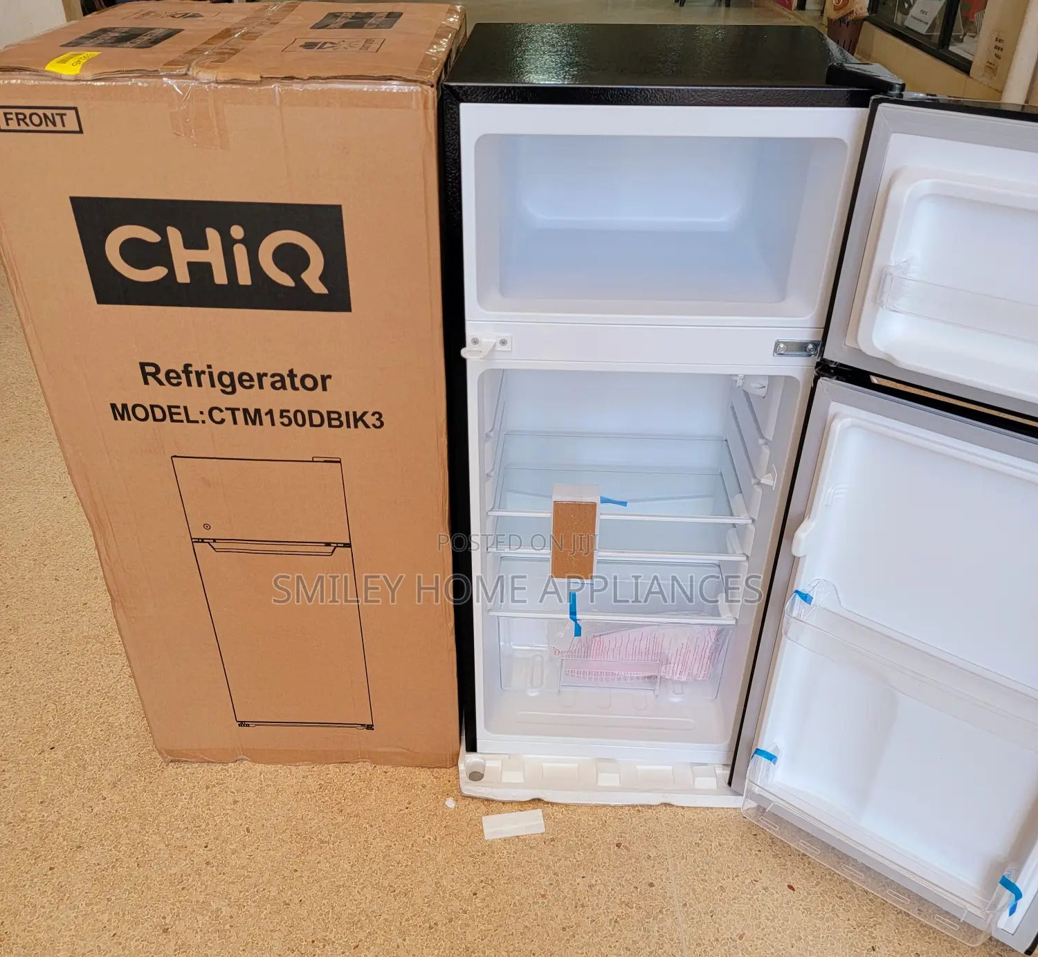 Chiq Double Door 150ltrs Refrigerator