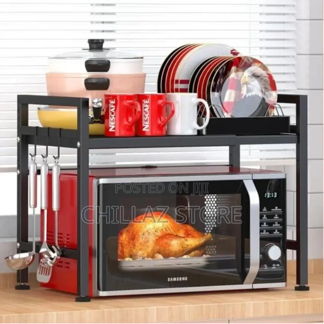 Extendable Microwave Oven Rack, Adjustable Microwave/Toaster