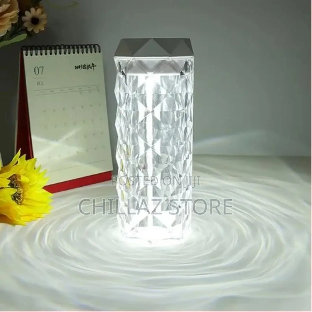 Crystal Lamp Air Humidifier Color Night Light Touch Lamp