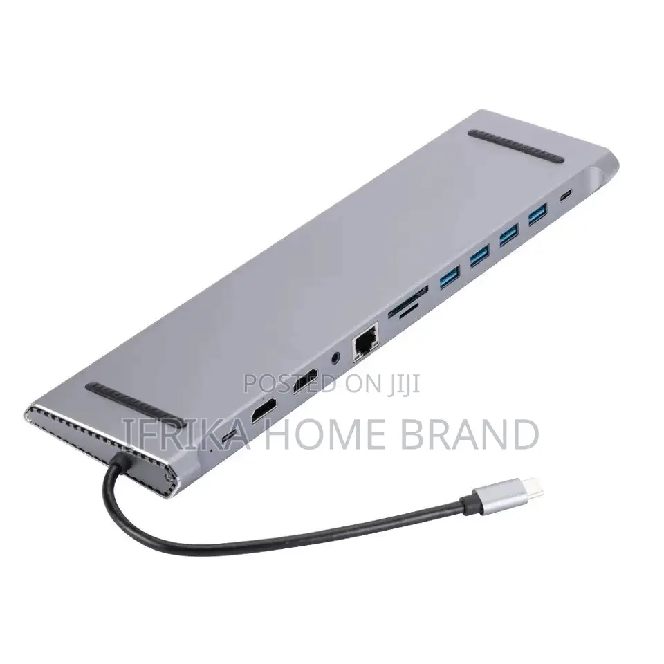 Multi Screen Display 12 in 1 Docking Station RJ45 TYPE C
