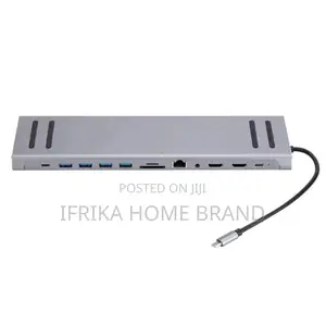 Multi Screen Display 12 in 1 Docking Station RJ45 TYPE C