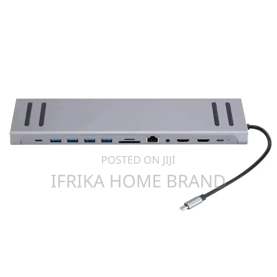 Multi Screen Display 12 in 1 Docking Station RJ45 TYPE C