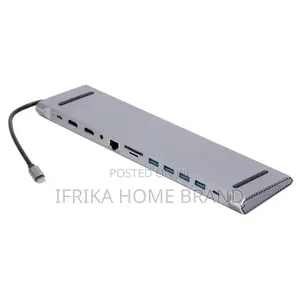 Multi Screen Display 12 in 1 Docking Station RJ45 TYPE C