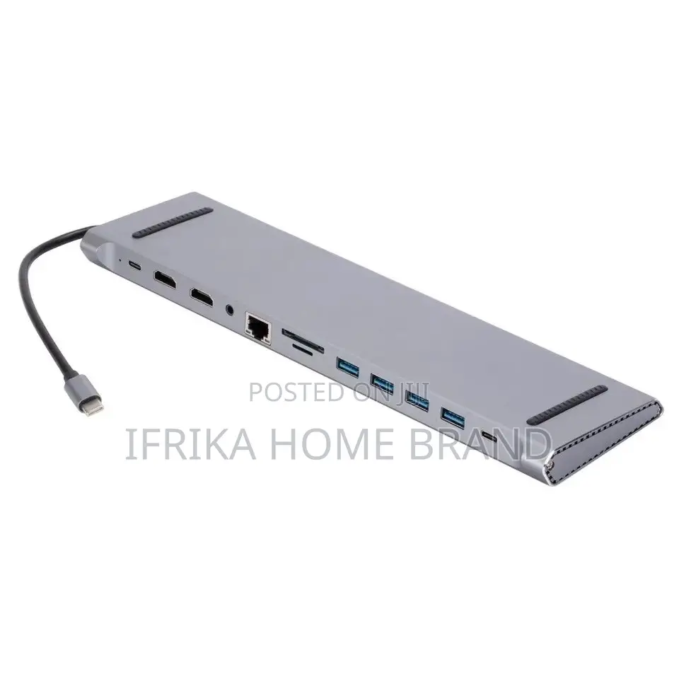 Multi Screen Display 12 in 1 Docking Station RJ45 TYPE C