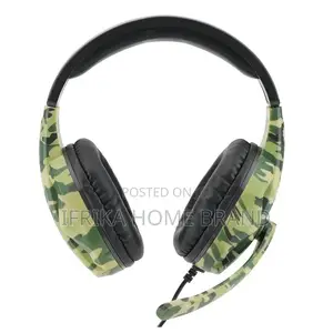 3.5MM Camouflage Gaming Headset Professional Gamer Computer
