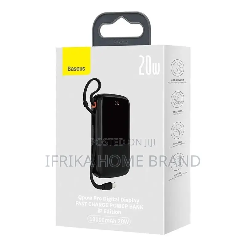 Baseus Q Pro Digital Display Fast Charge Power Bank 10000mah