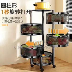 Movable Kitchen Storage Rack