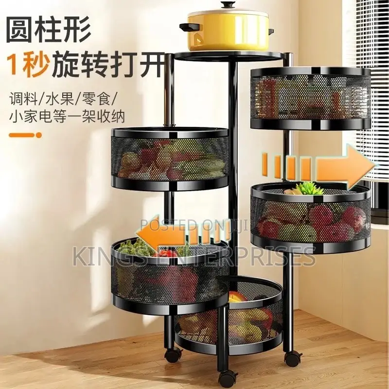 Movable Kitchen Storage Rack