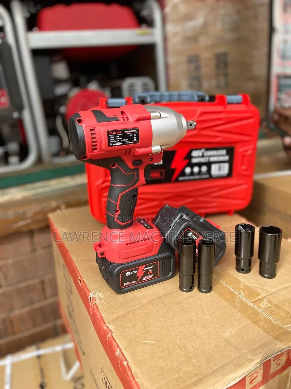 Rechargeable Impact Wrench 48V