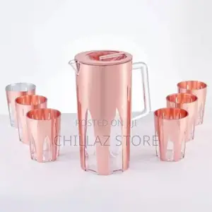 6 Pieces of Melamine Juice Tumblers Cups and 1piecejug Water