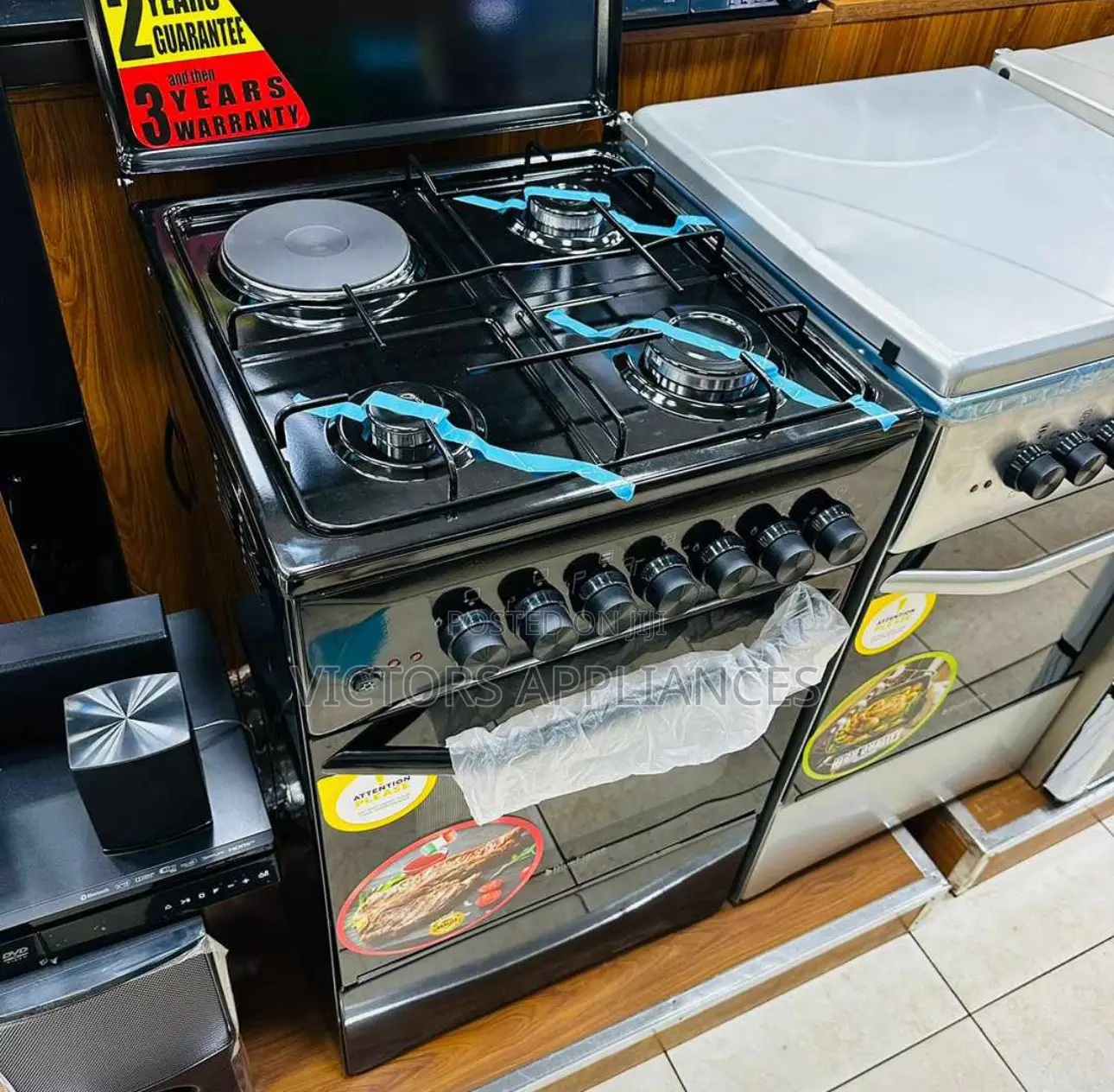 Blueflame Cooker 3gas 1electric 50x50cm