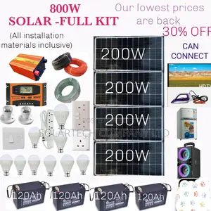 800W Solar System Full Kit