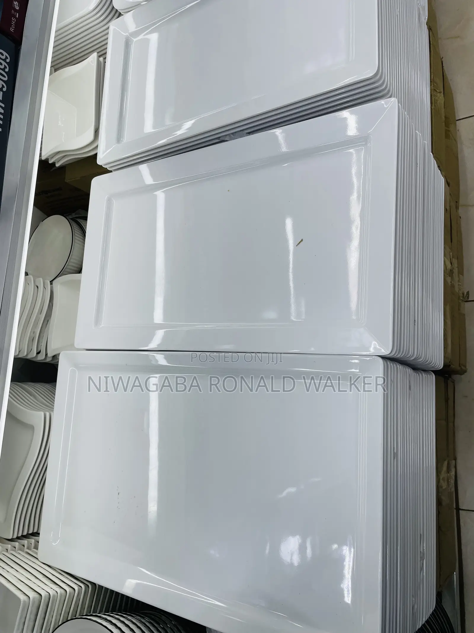 3pc Set of Heavy Duty Melamine Hotel Trays