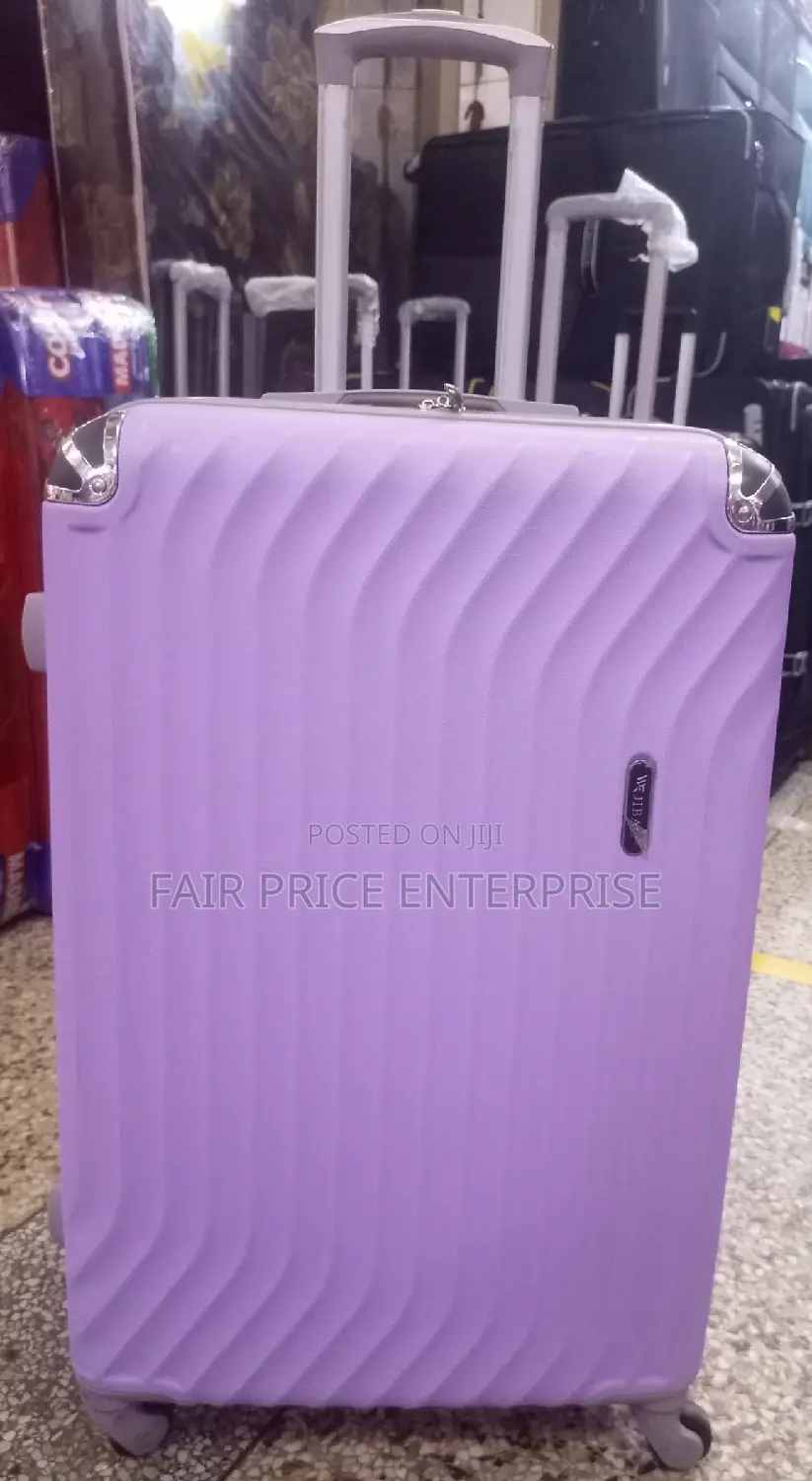 VIP Plastic Suitcases Medium Size ( Purple  Color)
