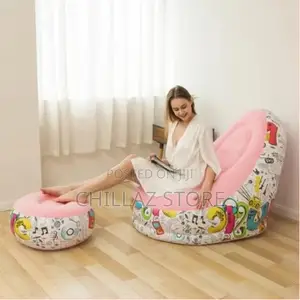 Photo - Lazy Sofa, Inflatable Sofa, Family Inflatable Lounge Chair,