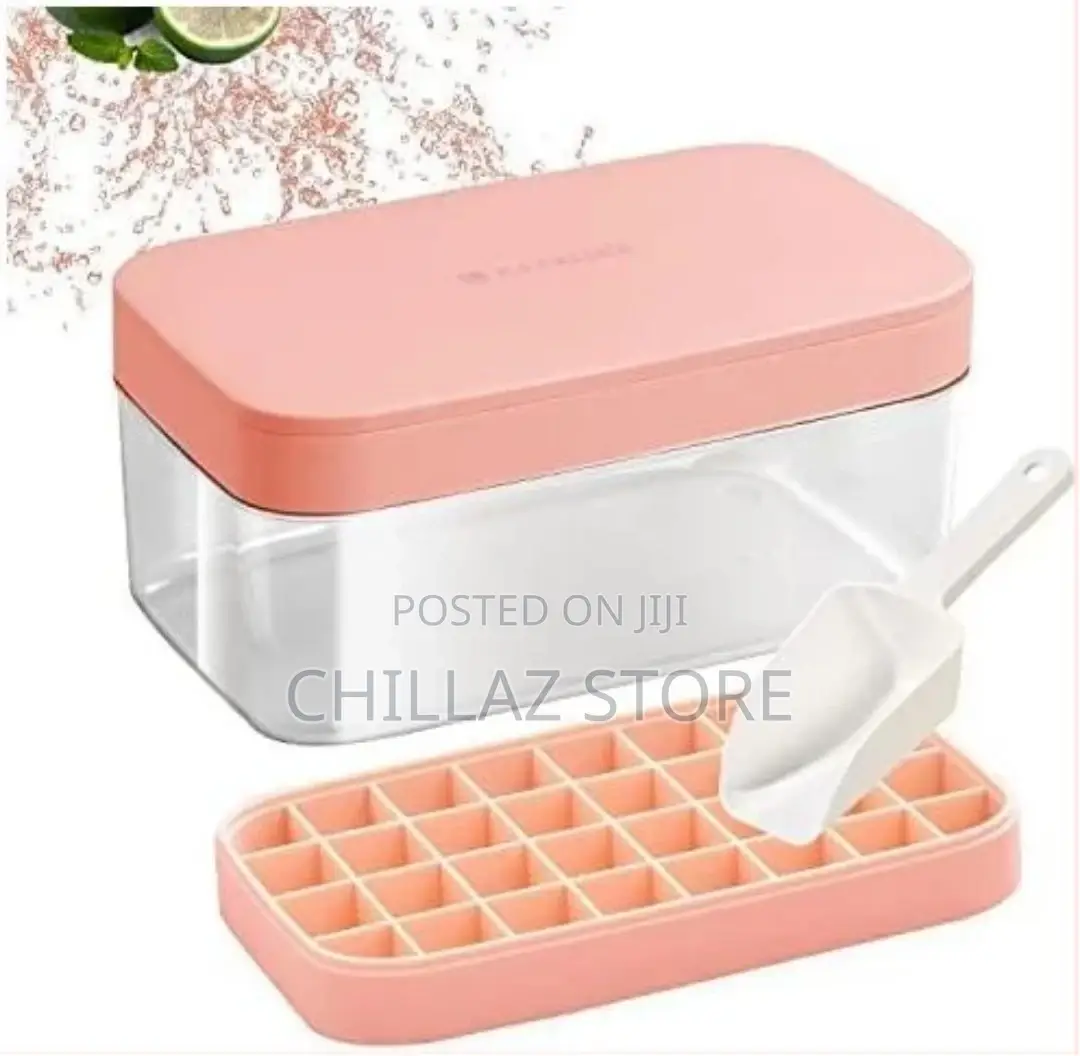 Ice Cube Trays, Easy-Release Silicone Flexible Ice Tray