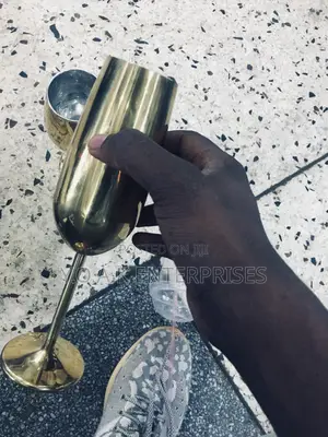 Champagne Steel Glass Gold