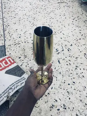 Champagne Steel Glass Gold