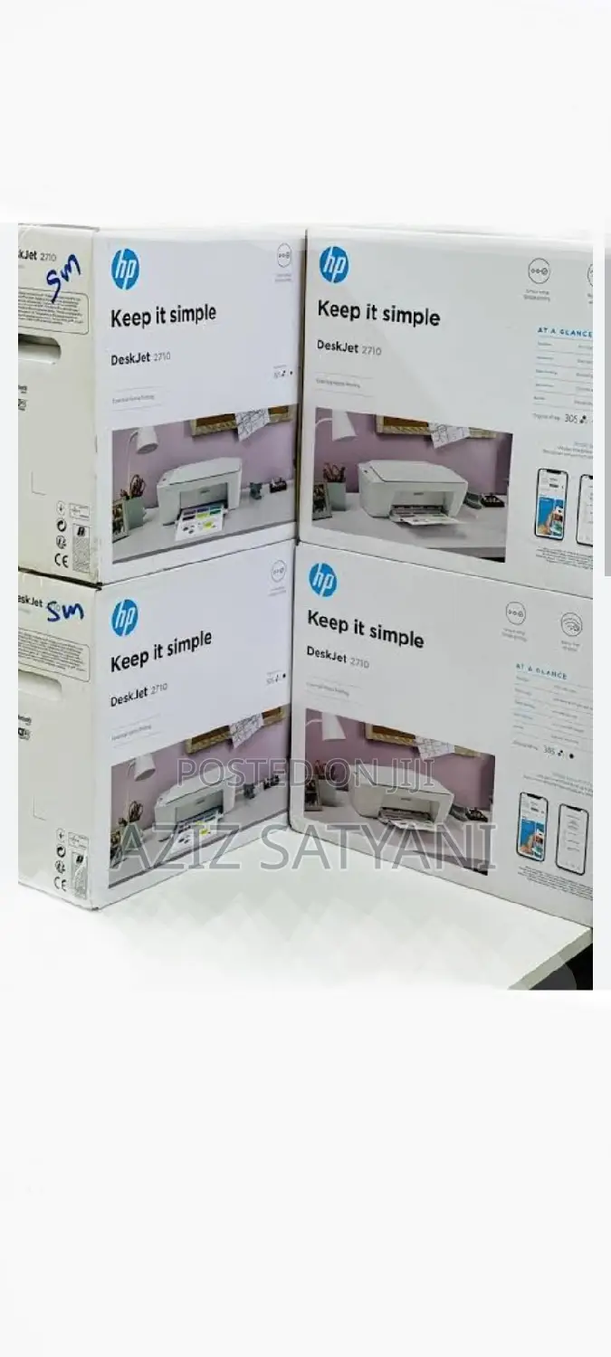 HP Dj 2710 Printer, ALL IN 1 CLR Wifi, Print , Scan, Photcpy