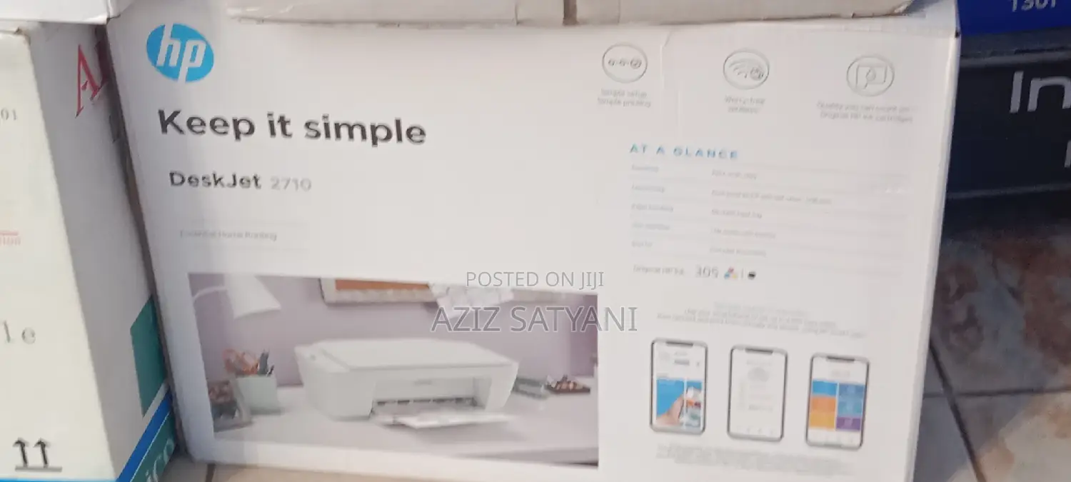 HP Dj 2710 Printer, ALL IN 1 CLR Wifi, Print , Scan, Photcpy