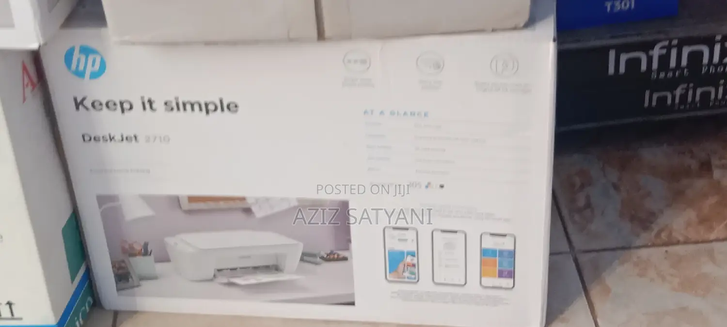 HP Dj 2710 Printer, ALL IN 1 CLR Wifi, Print , Scan, Photcpy