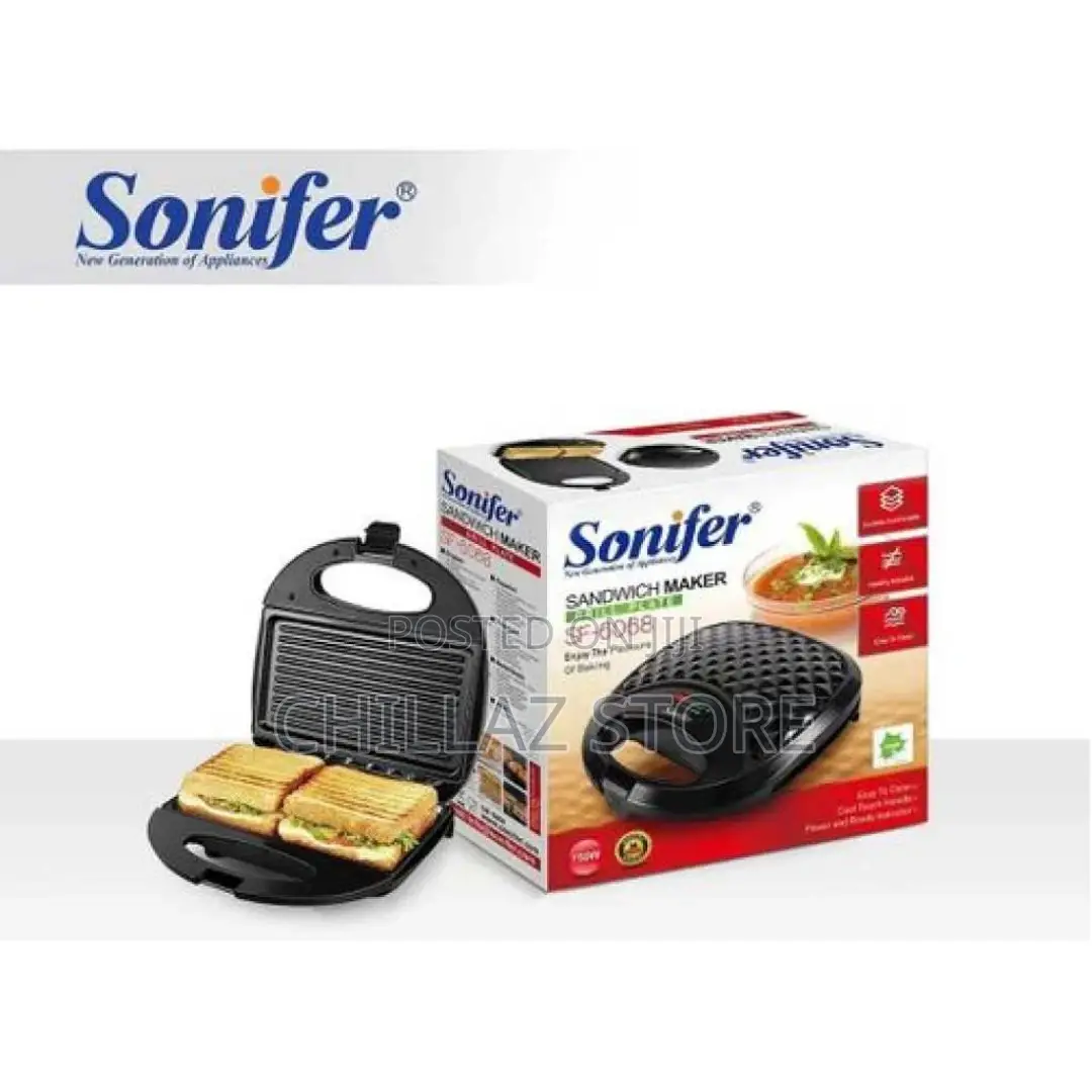 Sonifer Electric Sandwich Maker Grill Plate