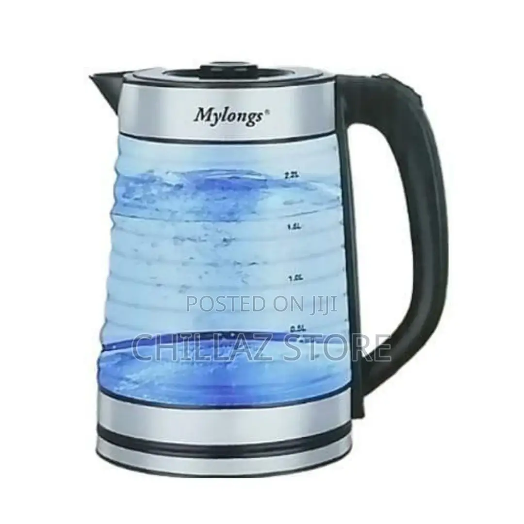 Mylongs Electric 2.2L BPA Free Glass Kettle Cordless