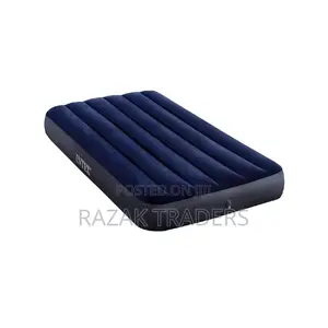 Intex – Twin Dura-Beam Classic Downy Airbed 4X6