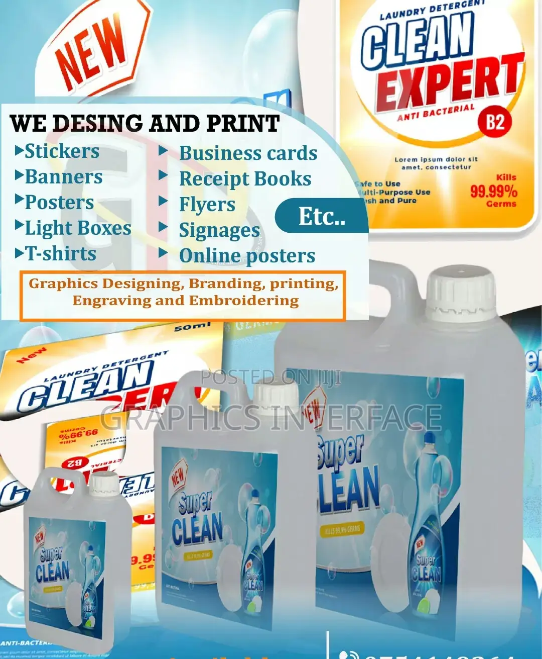 Product Stickers,Posters,Flyers,Bronchures