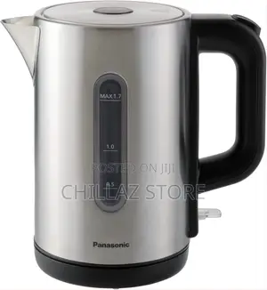 Panasonic 1.7L Kettle NC-K301STB, Cylindrical Body,