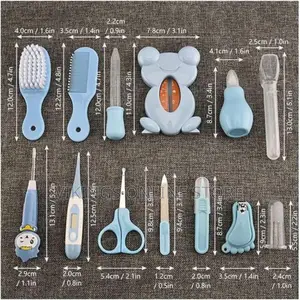 13 PCS Baby Healthcare and Grooming Kit Blue