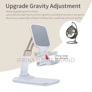 Gravity Desk Holder Mobile Phone Stand for Tablet Foldable