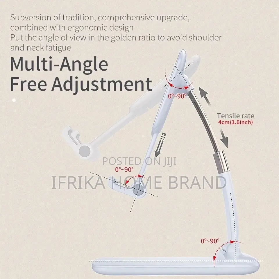 Gravity Desk Holder Mobile Phone Stand for Tablet Foldable