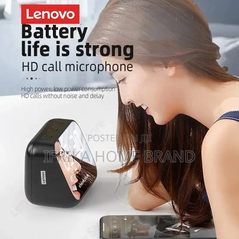 Lenovo TS13 Wireless BT Speaker Subwoofer Alarm Clock
