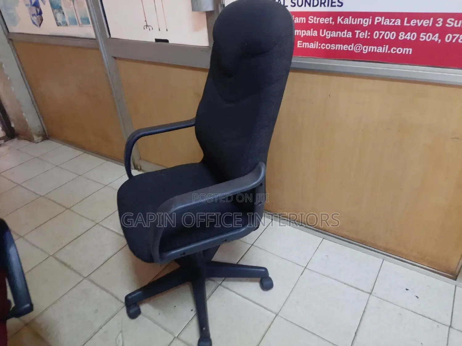 Fabric Long Back Chair